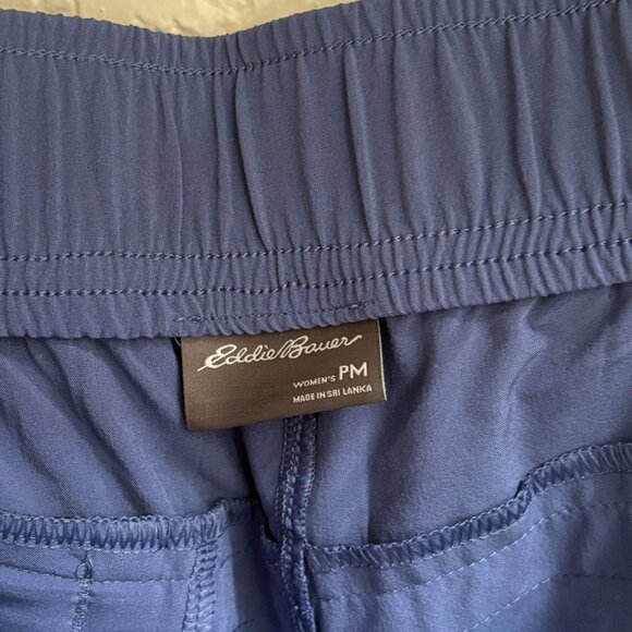 Women's Eddie Bauer Departure Ankle Pants in Bluebird, Size MP - Picture 8 of 9
